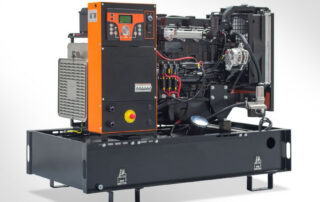 offenes Mitsubishi Diesel-Strom-Aggregat WA MT30 G