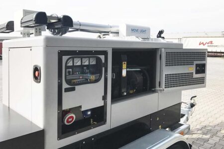 Deutz Lichtmast-Aggregat schallgedämmt mobil
