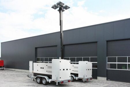 Flutlichtanlage mobil nach Kundenwunsch