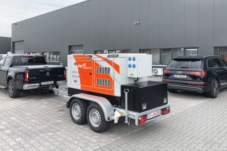 Mobil Strom mit einem 50 kVA Iveco Stromerzeuger