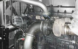 Ersatzstromaggregat als Sicherheitsstromversorgung Steuerung Anzeige