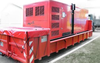 Doosan Netzersatzanlage im Abrollconainer