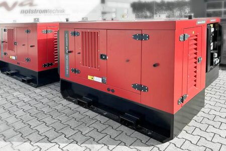 Perkins Dieselaggregate schallgedämmt im Container