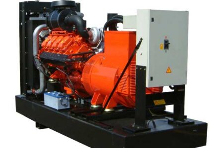 Scania 8 Zylinder bis 700 kVA Diesel auf Kufenrahmen offen