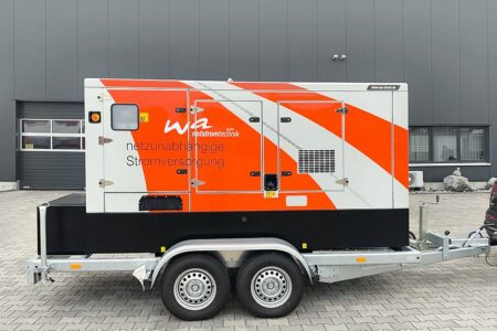 Notstrom mit Iveco Motor mobil 160 kVA