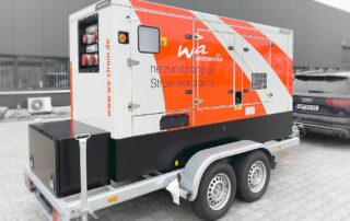 Mobiler Notstrom mit Iveco Motor mobil 160 kVA