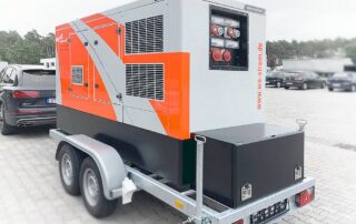 Sicherheitsstromversorgung mit Iveco Motor mobil 160 kVA