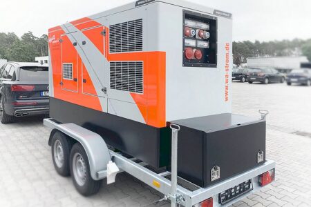 Sicherheitsstromversorgung mit Iveco Motor mobil 160 kVA