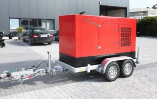 Iveco Stromgenerator mobil auf Tandem-Anhängeer