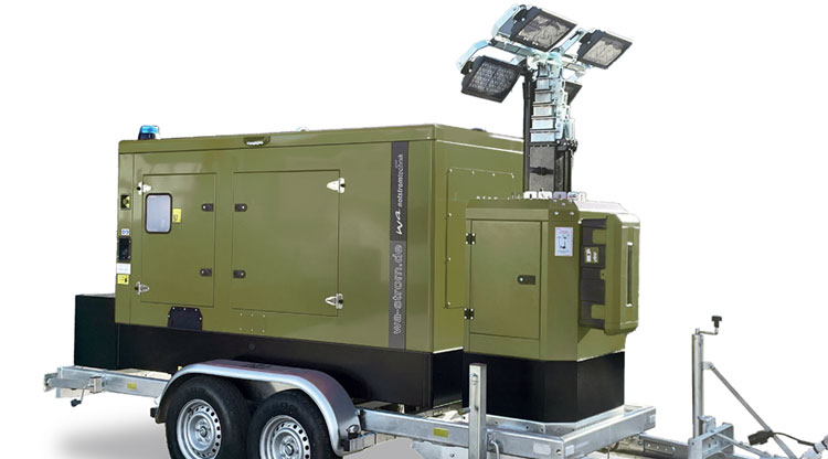 Flutlichtaggregate für die Bundeswehr Vorschaubild