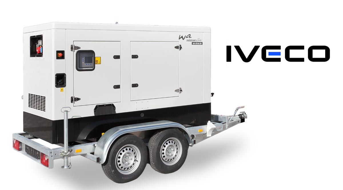 Teaser für Iveco Stromerzeuger