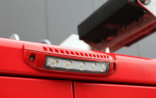 umfeldbeleuchtung-lichtmastaggrgeat LED Beleuchtung am Aggregat Container