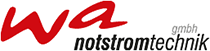 Notstromanlagen – WA Notstromtechnik GmbH Logo