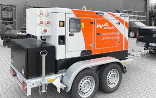 Mobiles Notstromanlage mit Yanmar Motor in Stage 3 A schallisoliert