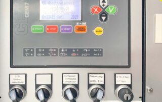 Bedienpanel Yanmar Notstromaggregat schallisoliert